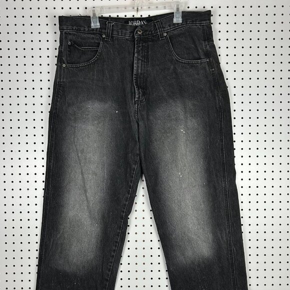 Jordan Craig Black Gothic Baggy Jeans 38x32 Streetwear Skate SOUTHPOLE STYLE Y2K - Picture 5 of 8